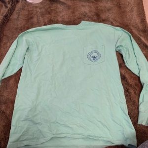 Long-sleeve comfort colors green